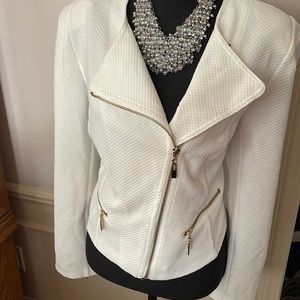 Ashley Stewart White Blazer